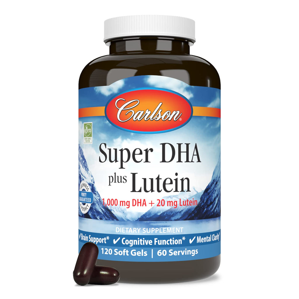 Carlson Super DHA Plus Lutein 1000 mg - 120 Softgels - image 5
