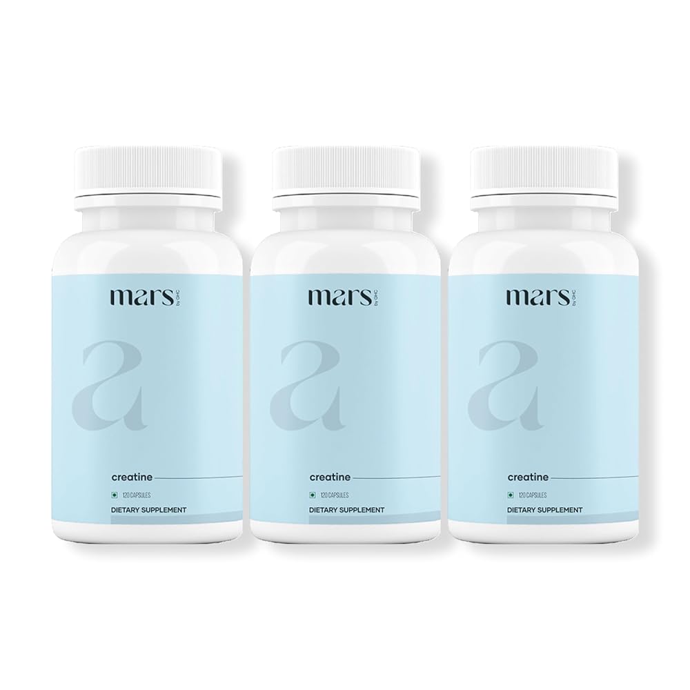 Mars Micronized Creatine Monohydrate Caps with Shilajit & Ashwagandha