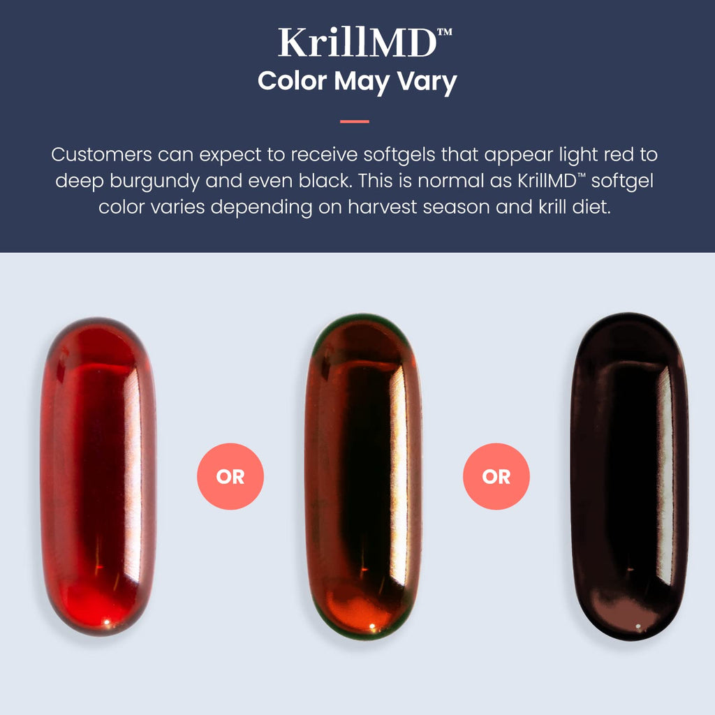 1MD Nutrition KrillMD Antarctic Krill Oil Omega-3 - 120 Softgels - image 6