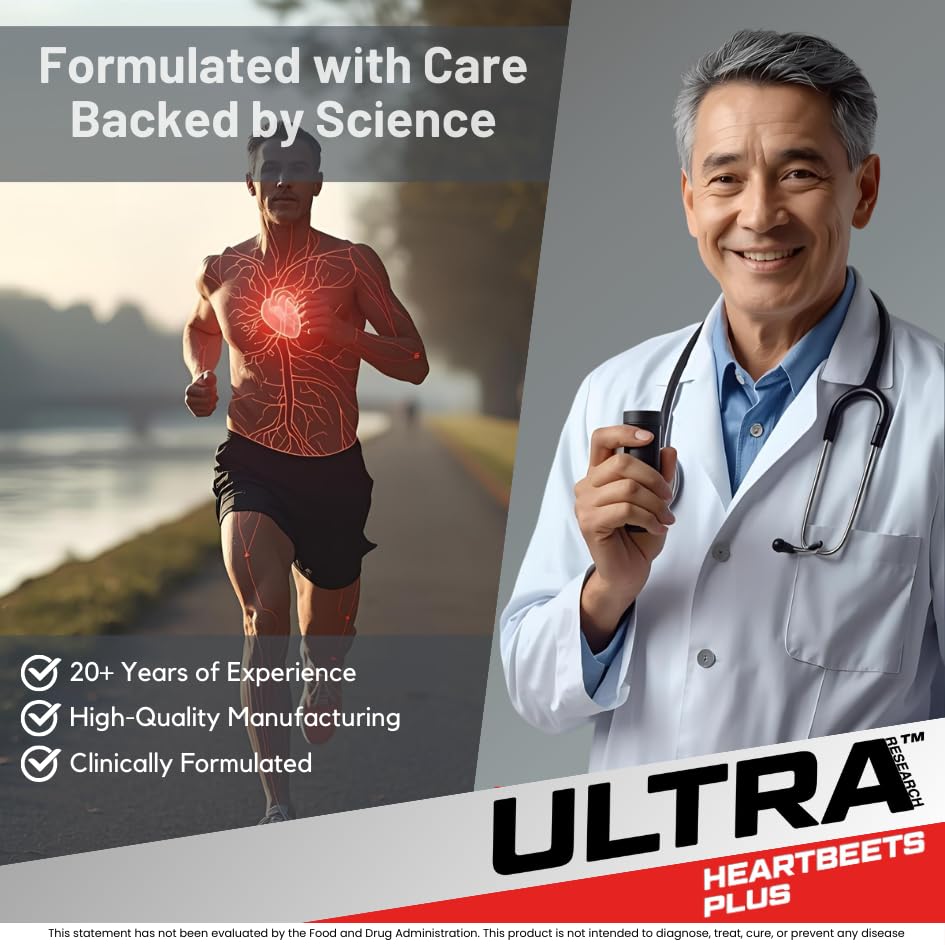 Ultra Research HeartBeets Plus Nitric Oxide Booster - 90 Tablets - image 5