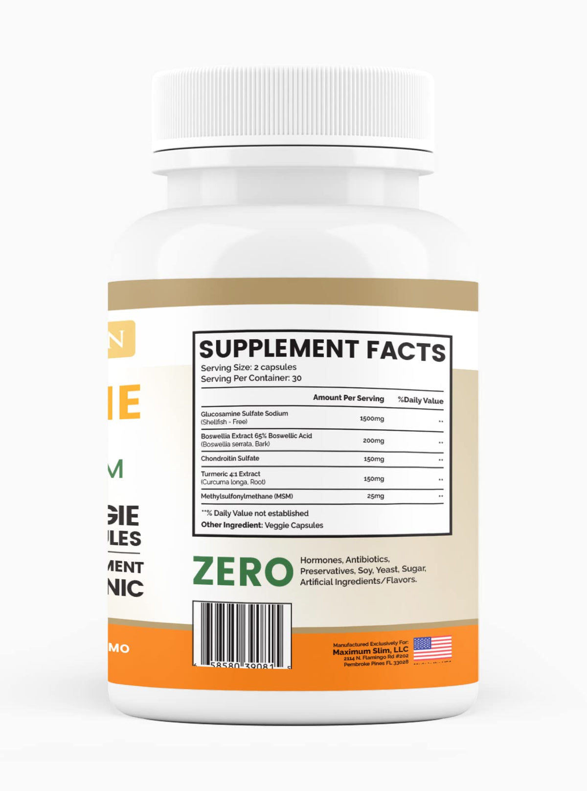 Maximize Within Glucosamine Chondroitin with Turmeric & MSM - image 3