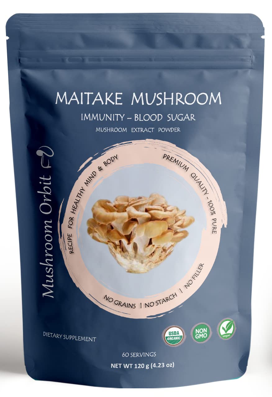 Mushroom Orbit Maitake Organic Mushroom Extract Powder - 120g