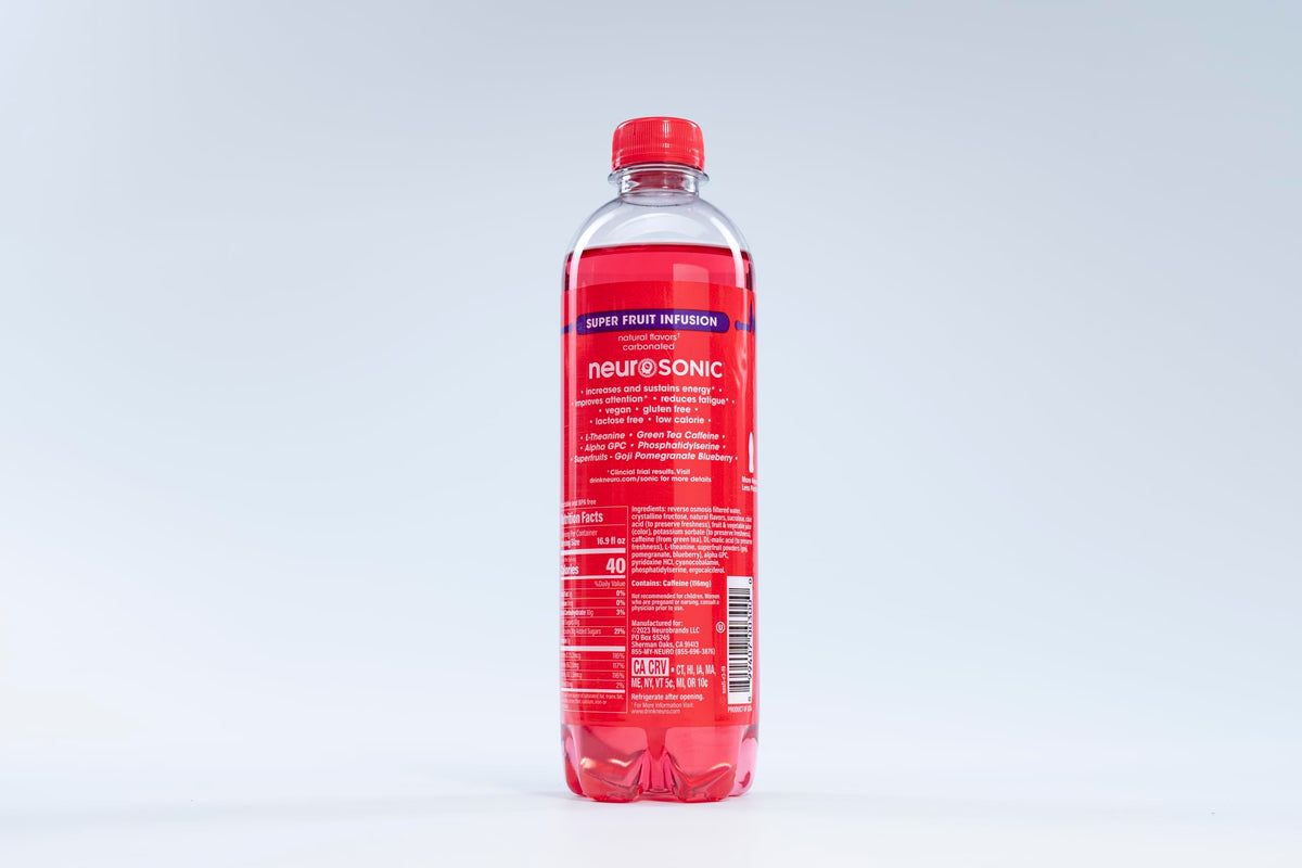 Neuro neuroSONIC Superfruit Infusion Functional Beverage - 12 Pack - image 3