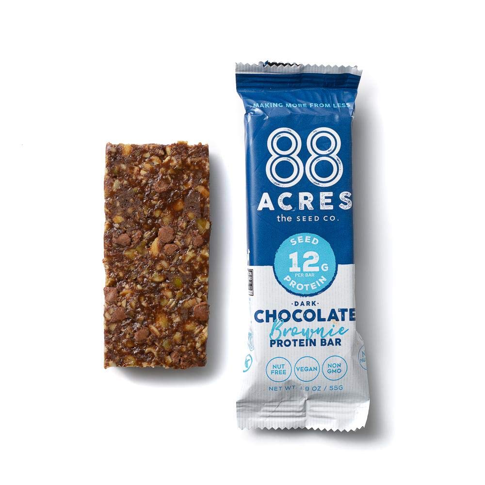 88 Acres Dark Chocolate Brownie High Protein Bar - 9 Pack - image 4