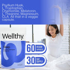 Wellthy Night Time Thermogenic with Melatonin - 60 Capsules - image 6