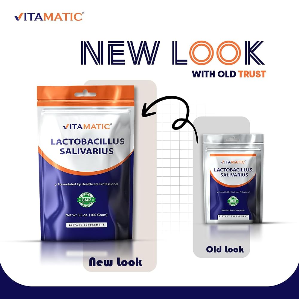 Vitamatic Lactobacillus Salivarius Probiotic Powder - 100 Servings - image 4