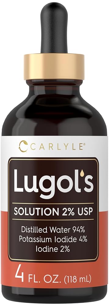 Carlyle Lugol's Iodine 2% Liquid - 4 fl oz