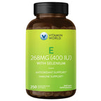 Vitamin World Vitamin E 400 IU with Selenium - 250 Softgels
