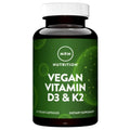MRM Nutrition Vegan Vitamin D3 & K2 Bone Support - 60 Capsules