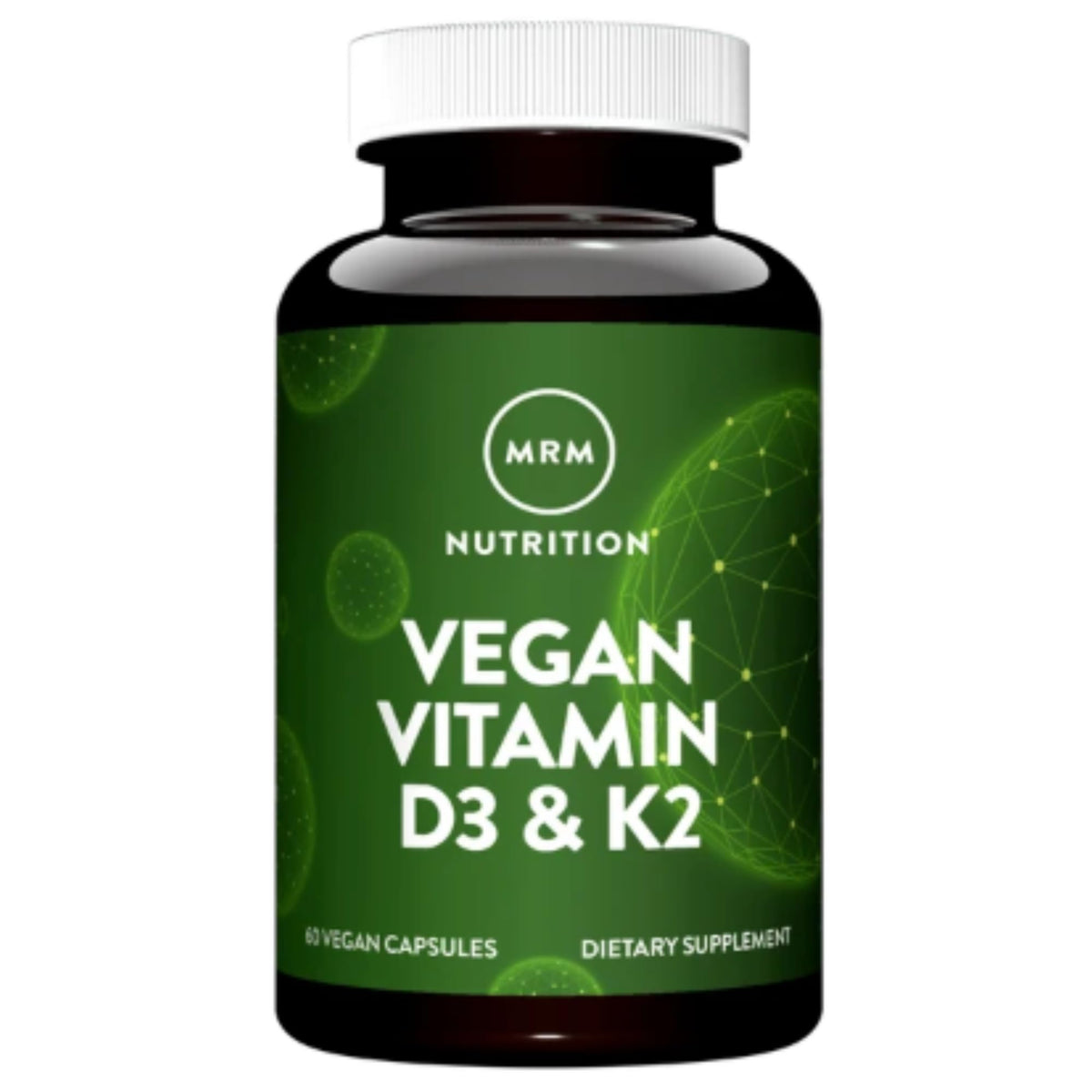 MRM Nutrition Vegan Vitamin D3 & K2 Bone Support - 60 Capsules
