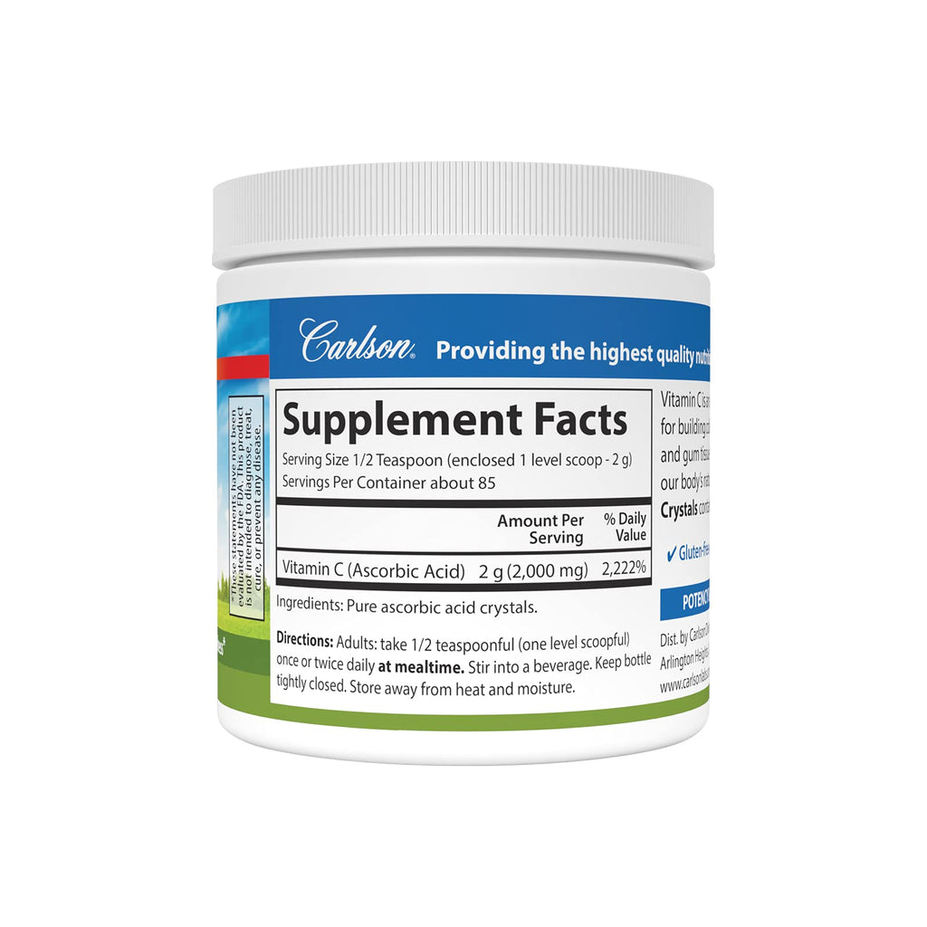 Carlson Labs Non GMO Vitamin C Crystals