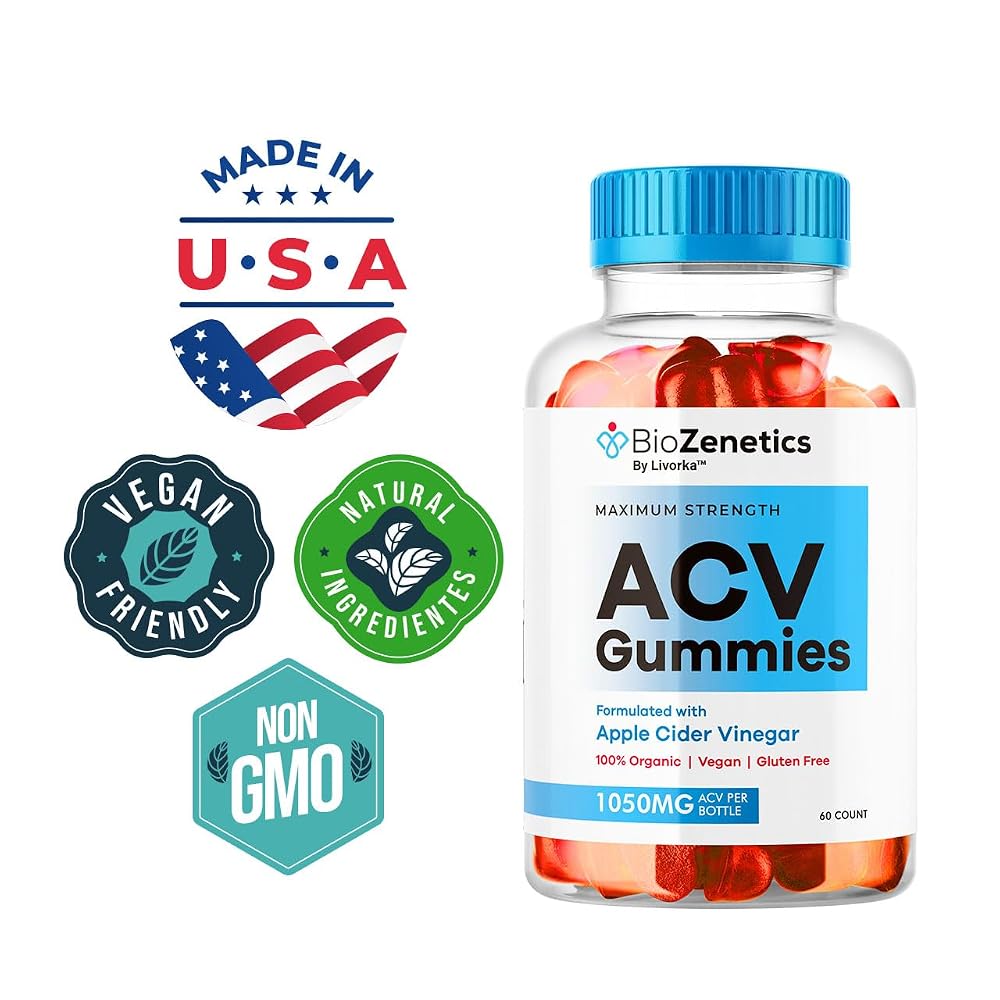 LIVORKA BioZenetics ACV Gummies 1050mg - 180 Gummies - image 4