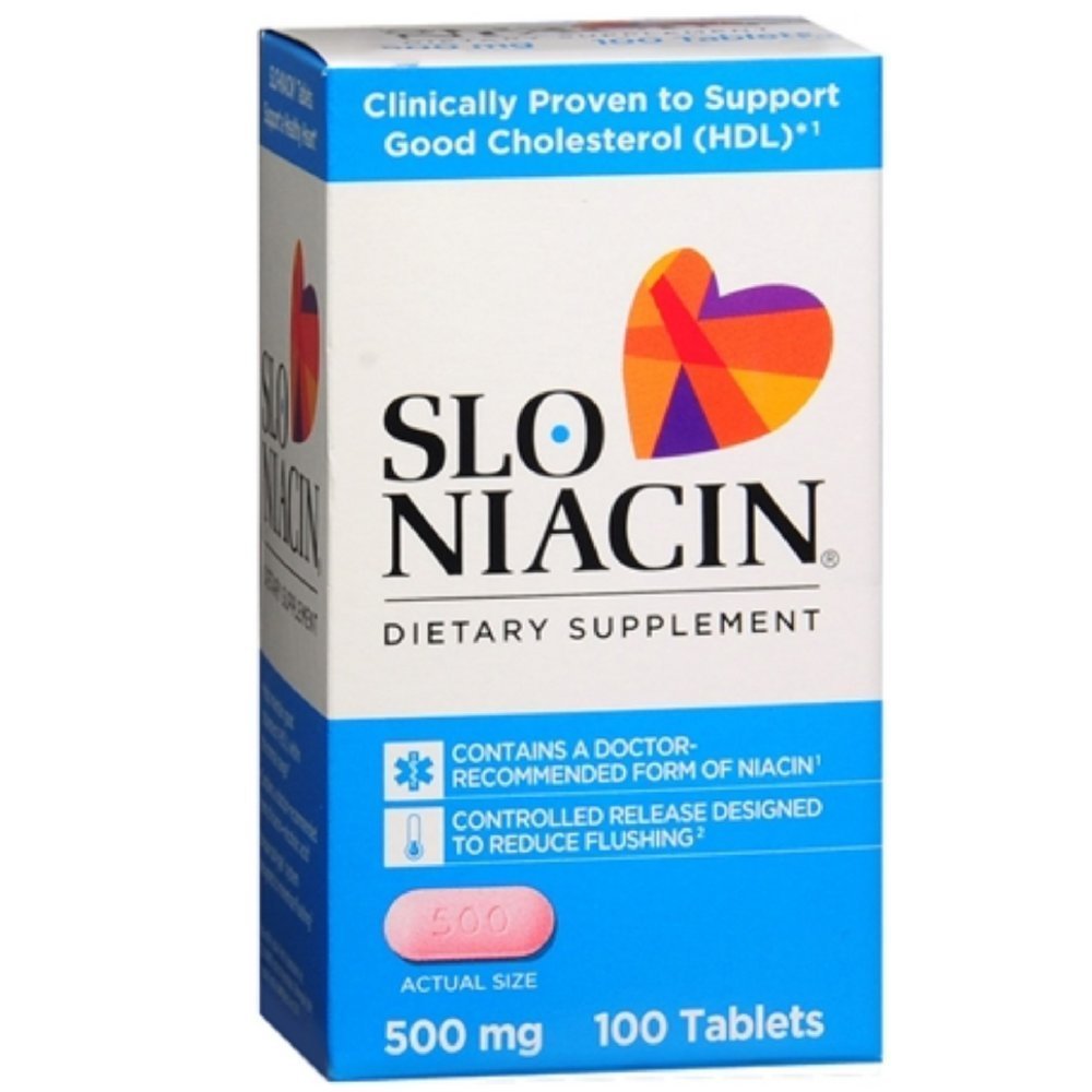 Outccogo Slo-Niacin 500 mg Tablets - 300 Count (Pack of 3)