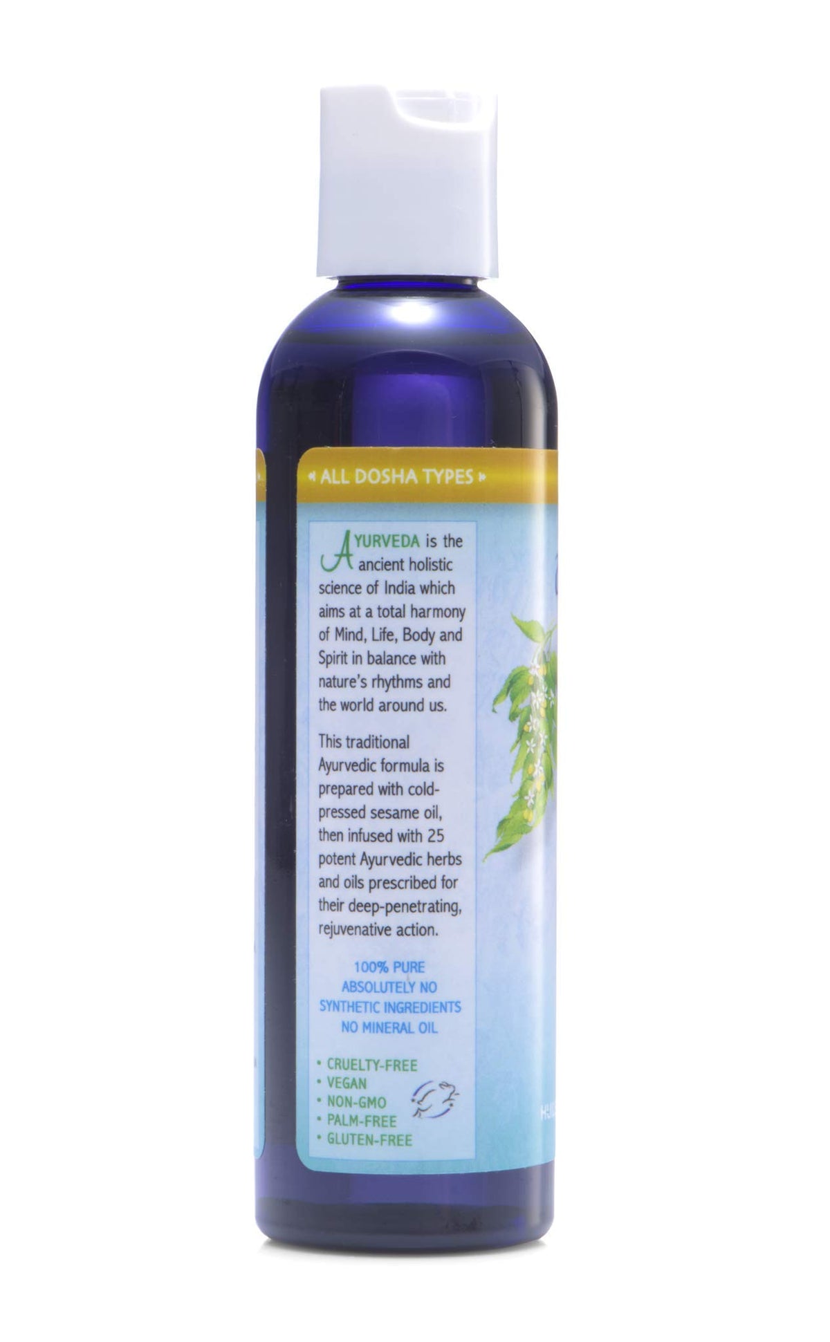 Auromere Ayurvedic Massage Oil with 25 Herbal Extracts - 4 fl oz - image 2