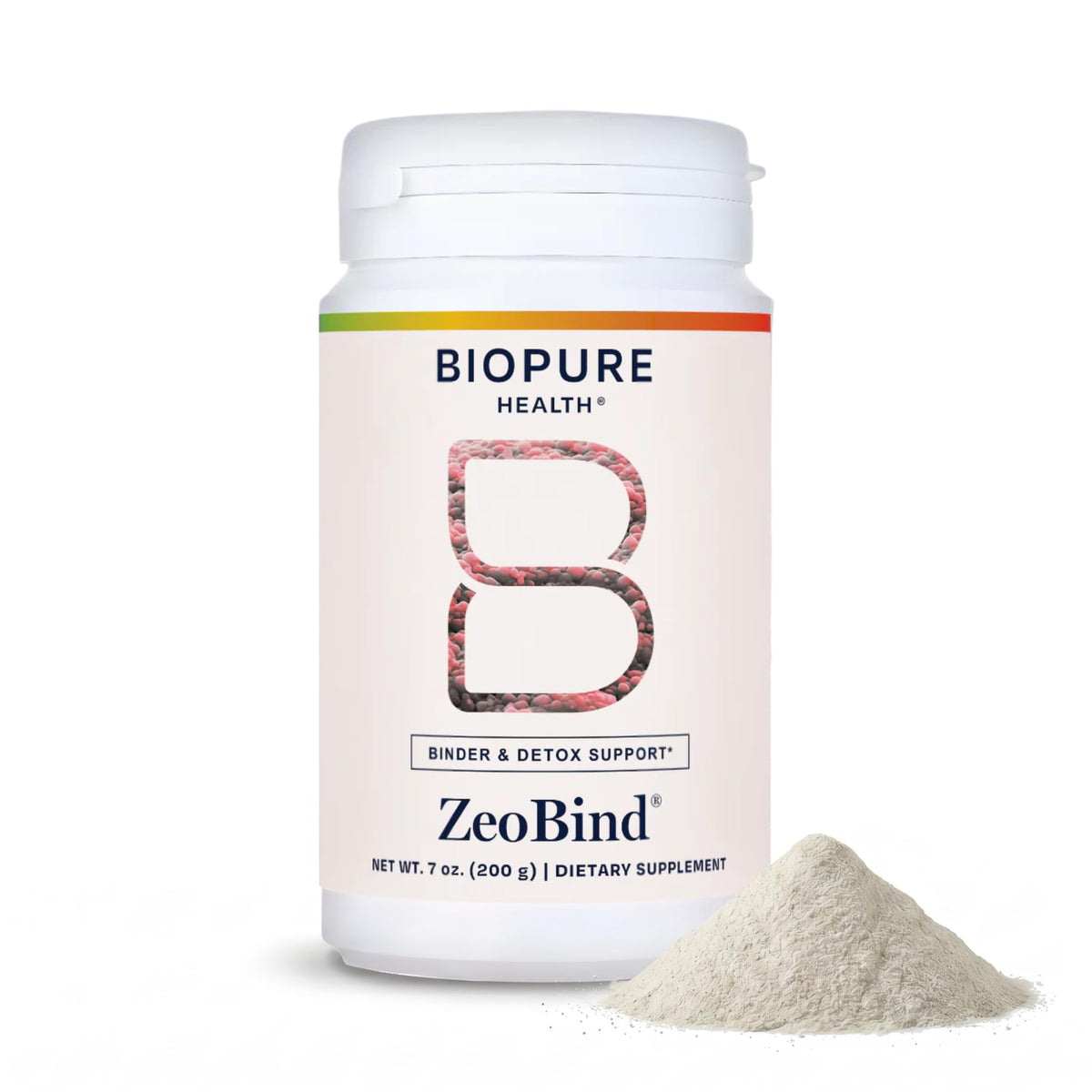 BioPure ZeoBind Natural Binding Support Powder - 137 Servings