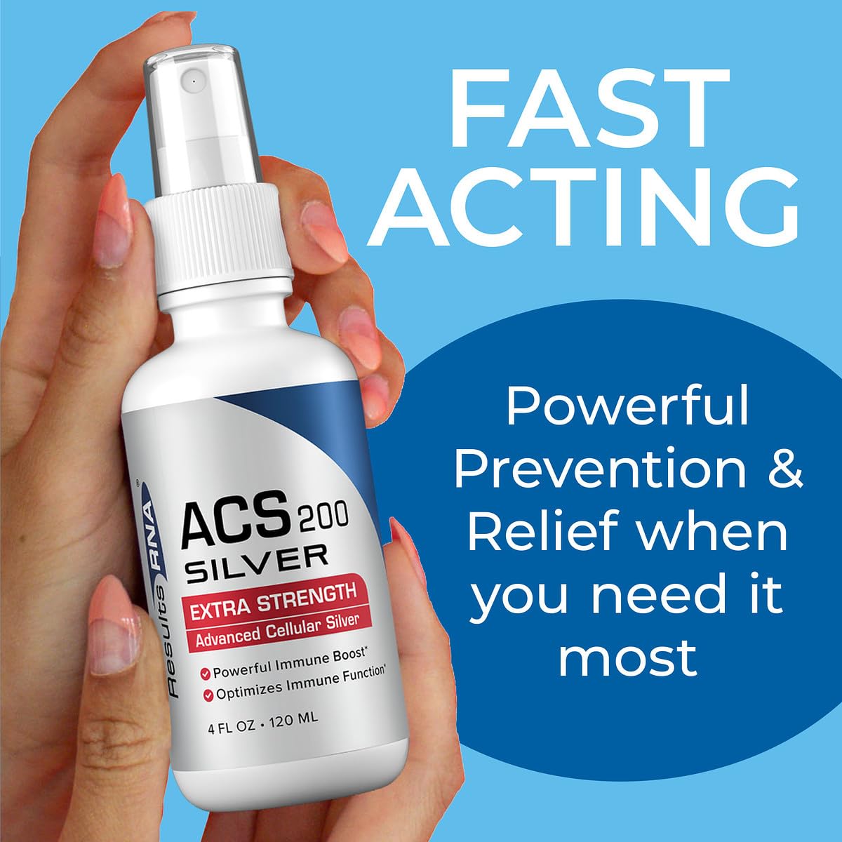 Results RNA ACS 200 Silver Extra Strength Immune Support - 4 oz - image 3