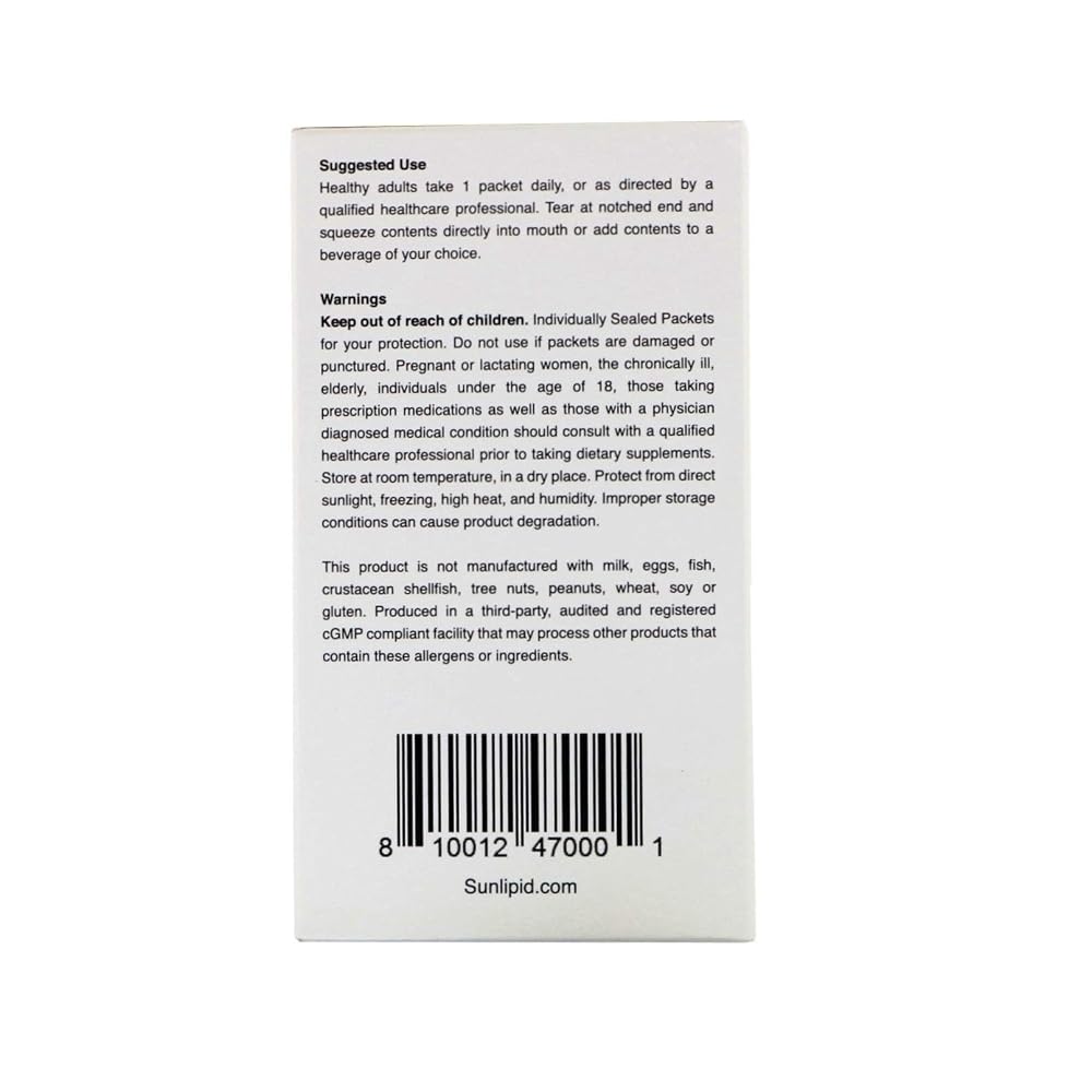 SunLipid Liposomal Vitamin C with MCT Oil - 30 Packets - image 4