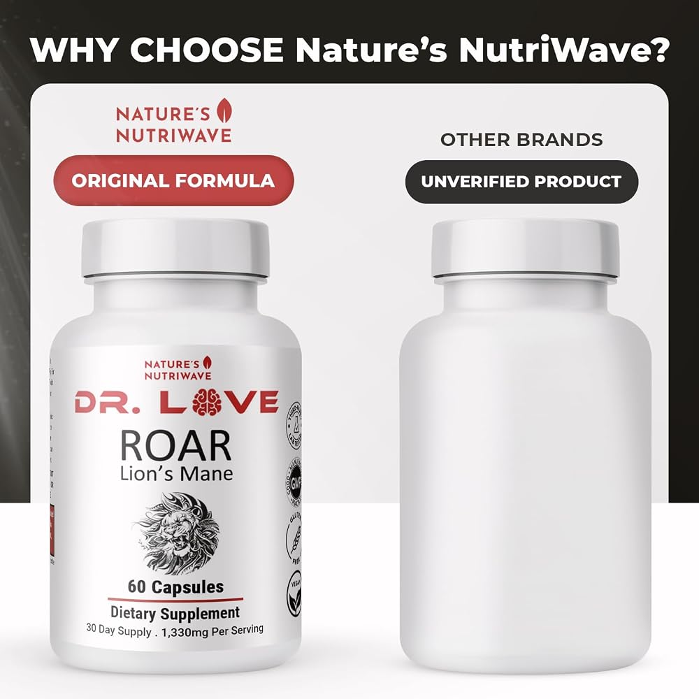 Nature’s NutriWave Dr. Love Roar Lion's Mane