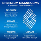 Zentastic Magnesium Complex 4-in-1 Supplement Chelated - 120 Capsules - image 3