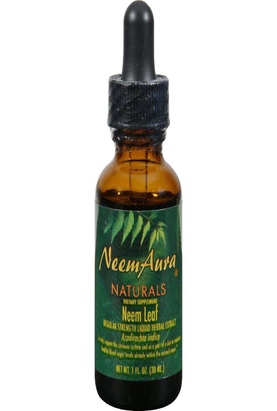 NEEMAURA Neem Aura Neem Leaf Extract Liquid Immune Support - 1 oz