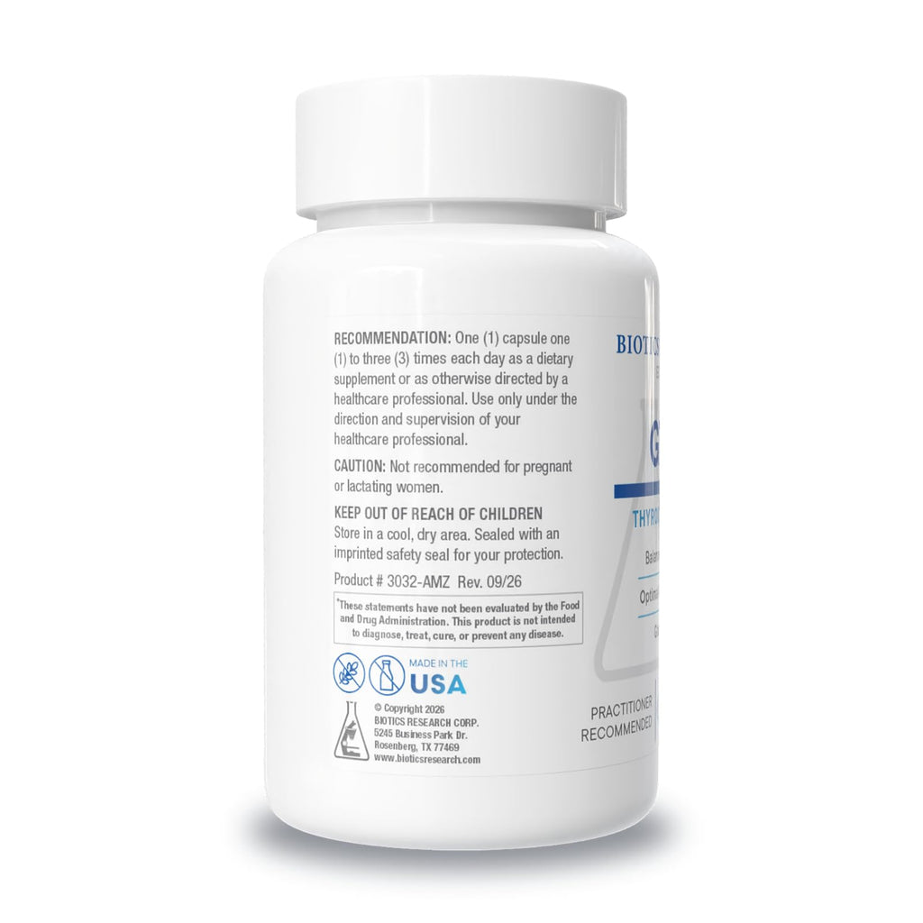 BIOTICS RESEARCH GTA Porcine Glandular Endocrine Support - 90 Capsules - image 3