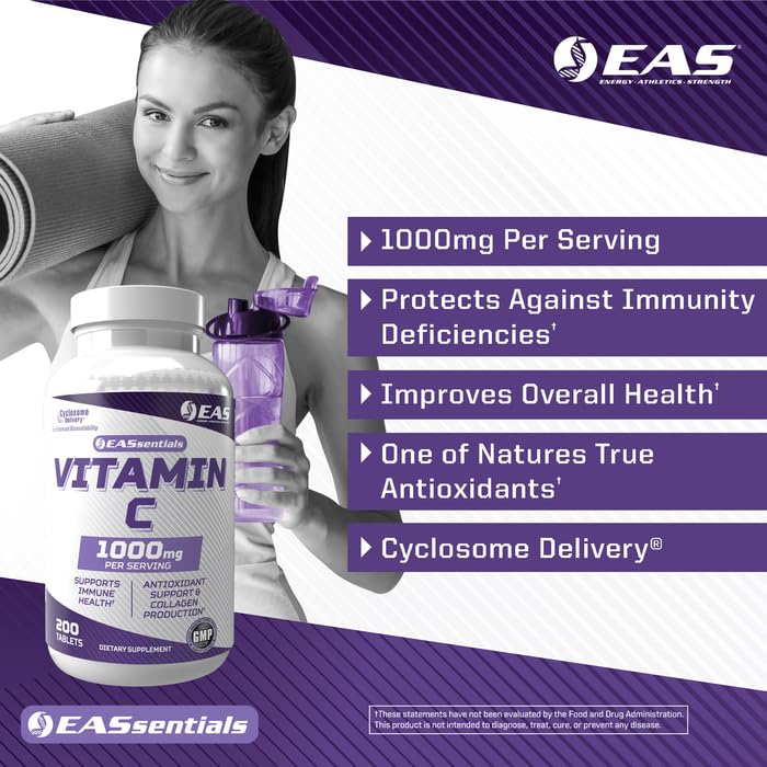 EAS Vitamin C 1000mg Cyclosome Delivery - 200 Tablets - image 3