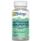 SOLARAY Nattokinase Serrapeptase - 30 Vegetarian Capsules