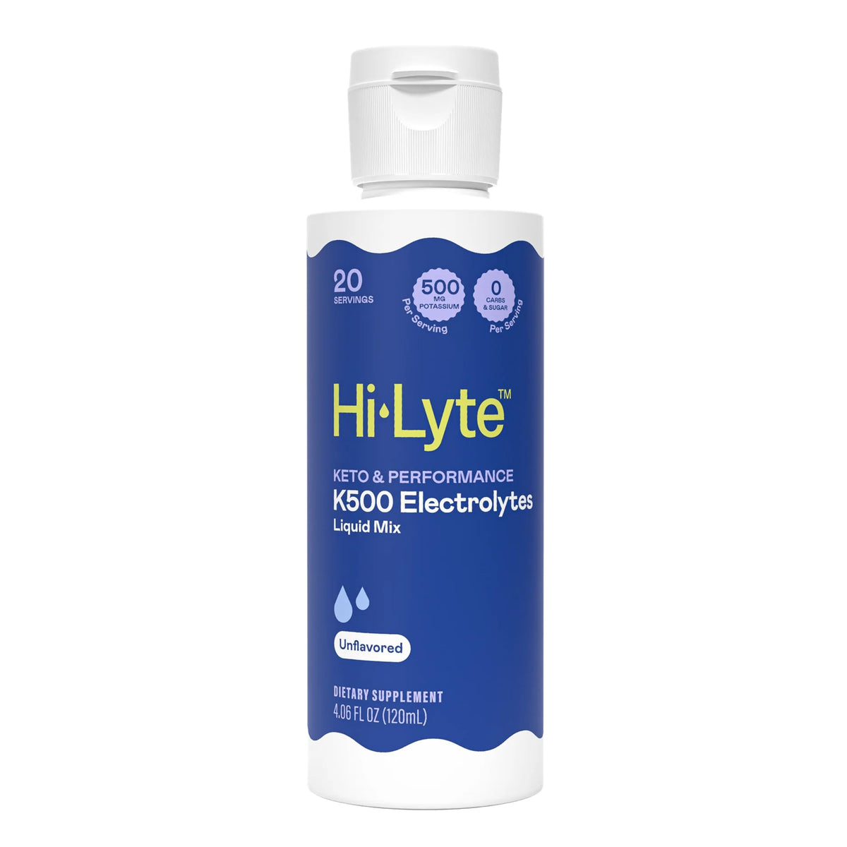 Hi-Lyte Keto Unflavored Electrolytes Concentrate - 40 Servings