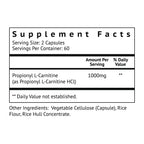 Biolor Propionyl-L-Carnitine Blood Flow Support - 120 Capsules - image 2