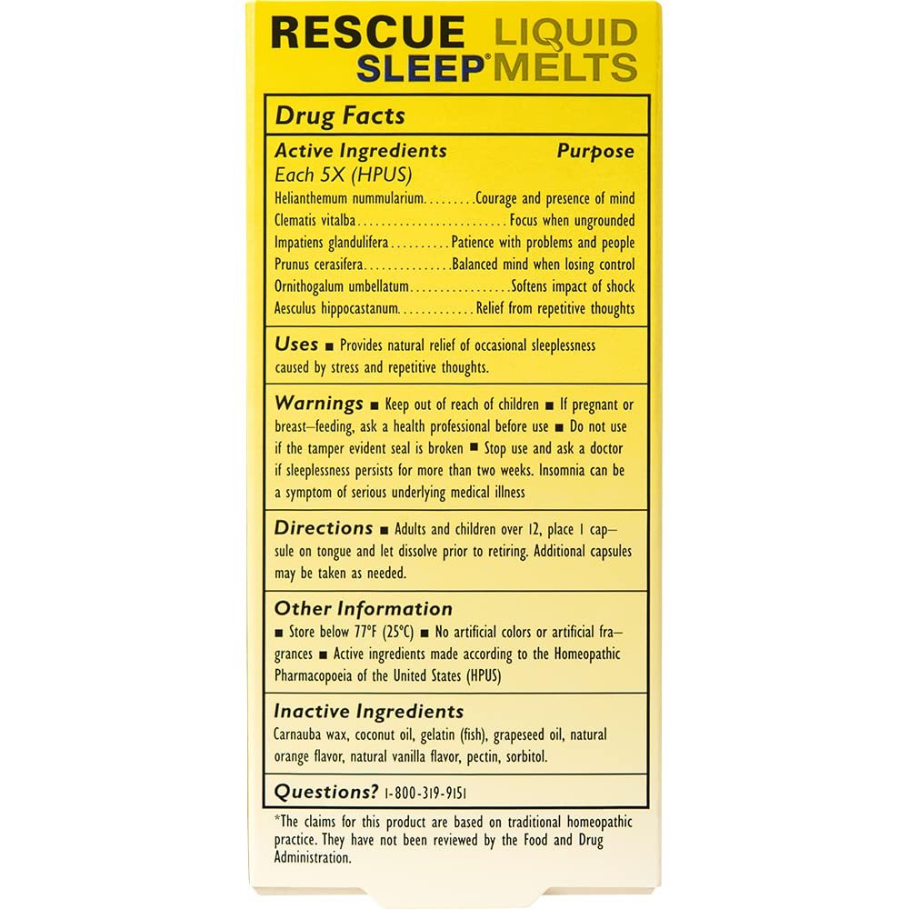RESCUE Nighttime Sleep Aid Bundle - 3 Pack - image 10