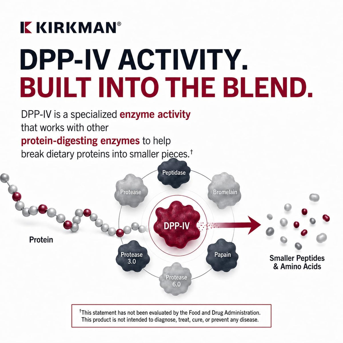 Kirkman Enzyme Complete with DPP-IV, 17 Plant-Based Enzymes - 120 Capsules - image 4