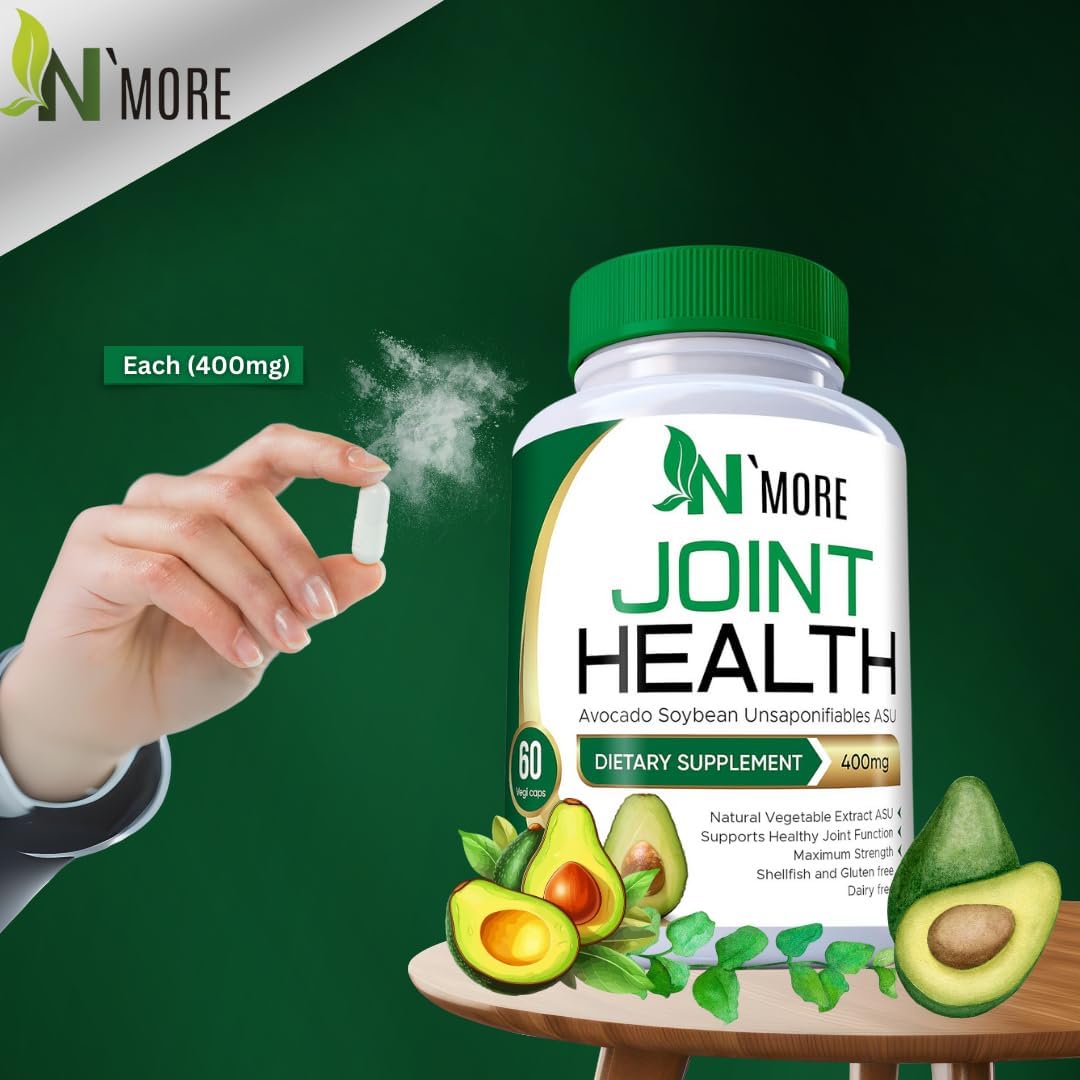 N'More Avocado Soybean Unsaponifiables ASU 400 mg - 60 Capsules - image 7
