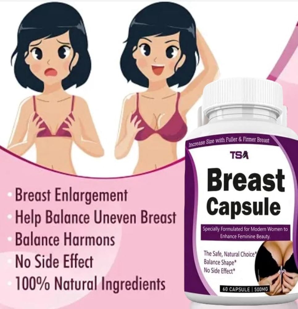Generic Breast Enhancement Supplement for Women - 120 Capsules - image 3