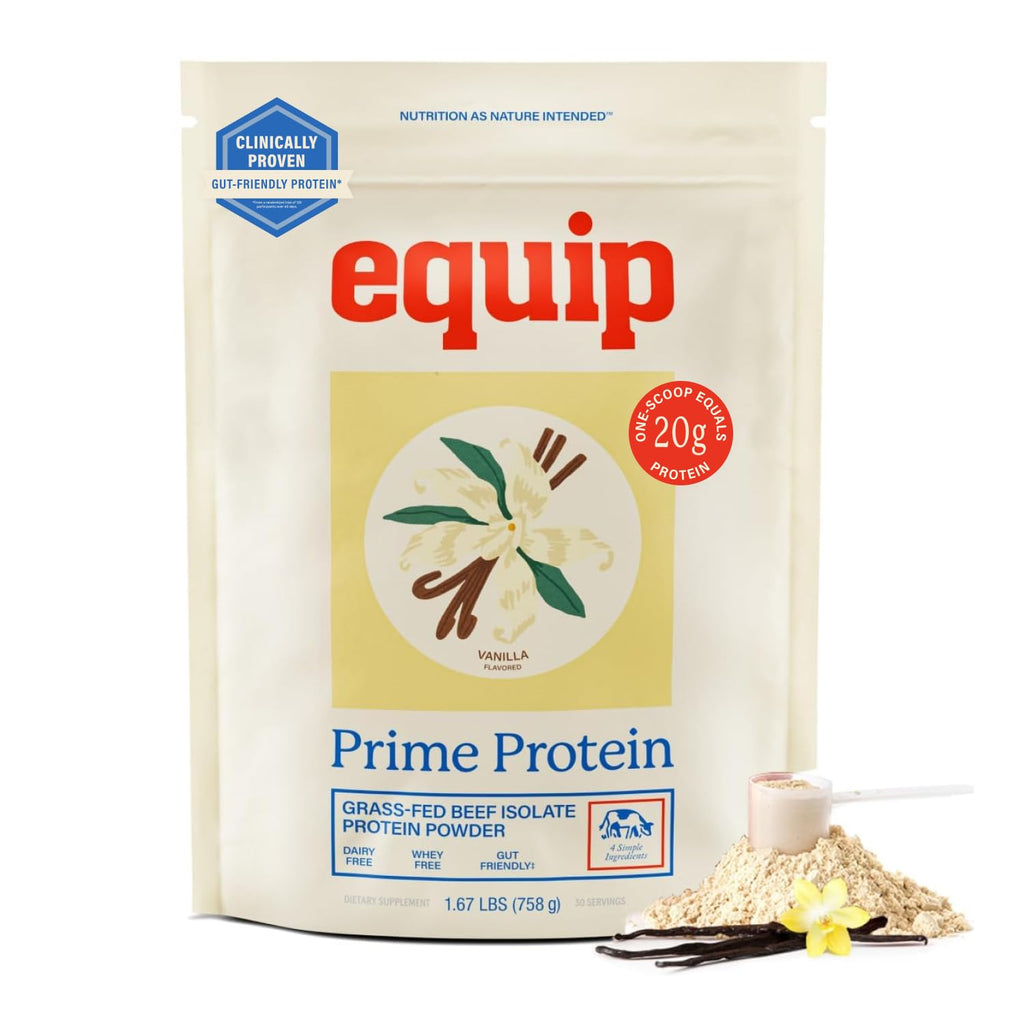 Equip Prime Protein Powder Grass Fed Beef - 30 Servings