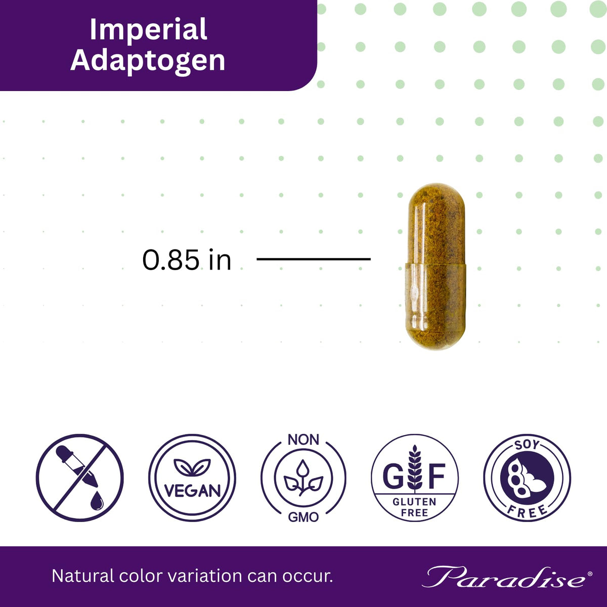 Paradise Herbs Imperial Adaptogens Ashwagandha Blend - 60 Capsules - image 4