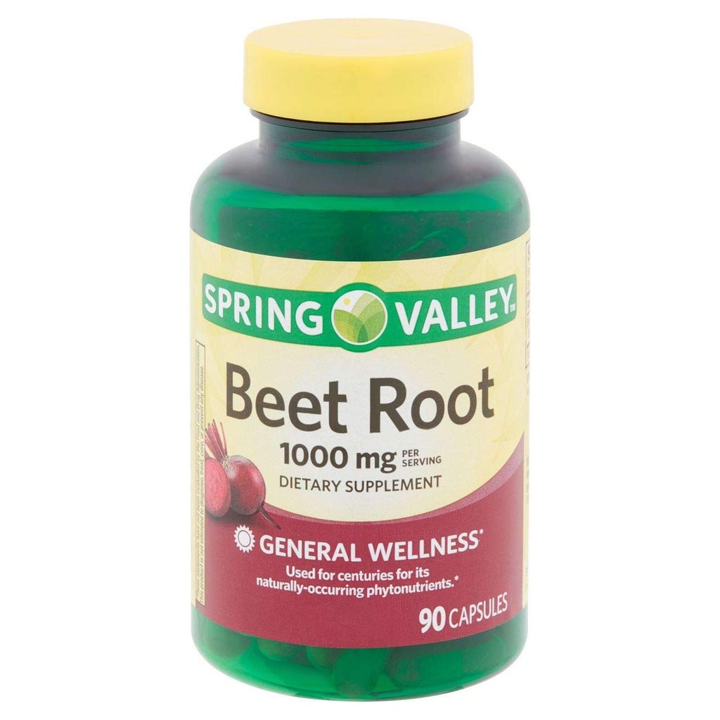 Spring Valley Beet Root 1000mg - 90 Capsules