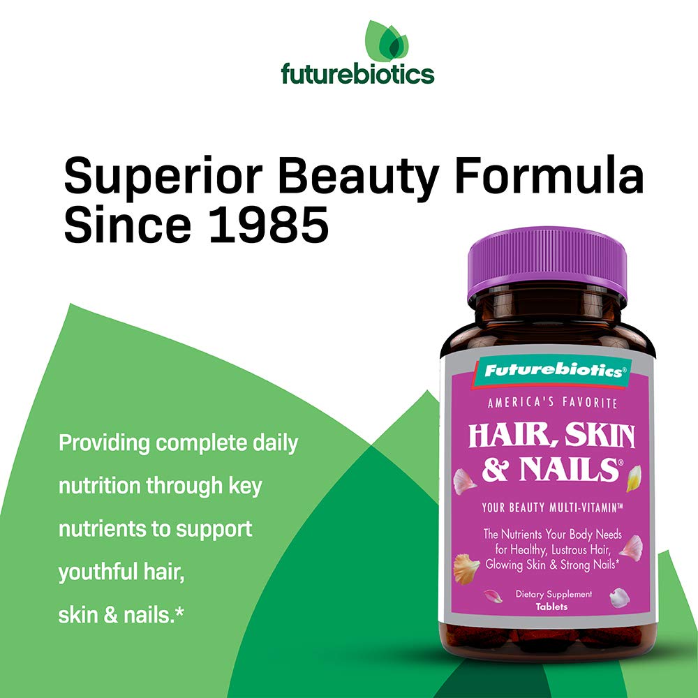 Futurebiotics Hair, Skin & Nails Beauty Multivitamin - 75 Tablets - image 4