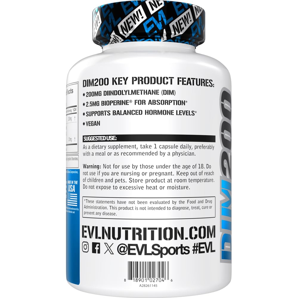 Evlution Diindolylmethane Supplement for Men - 60 Capsules - image 3