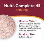 Celebrate Vitamins Multi-Complete 45 Bariatric Multivitamin with Iron - image 6