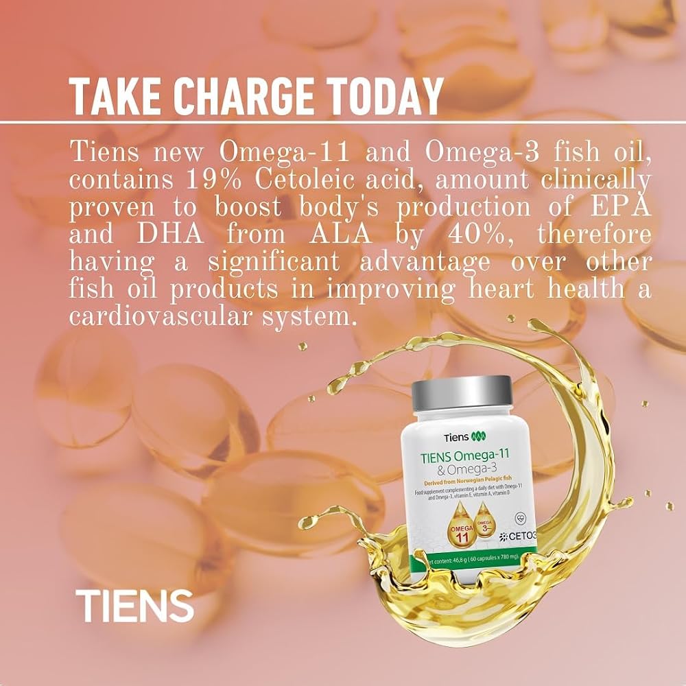 Tiens Omega 3 & 11 - 60 Softgels - image 6