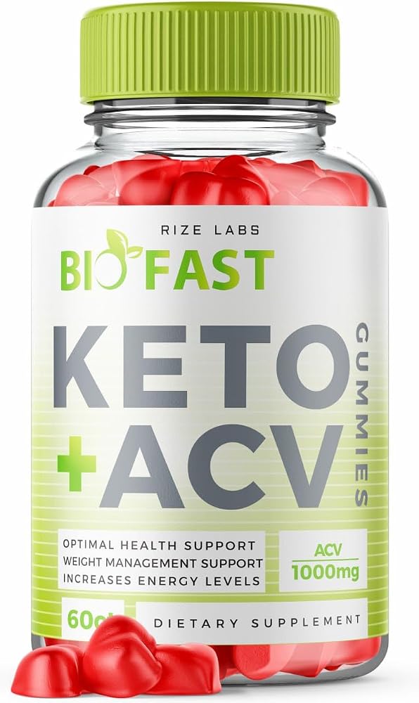 rize labs Biofast Keto ACV Gummies for Weight Loss - 60 Gummies