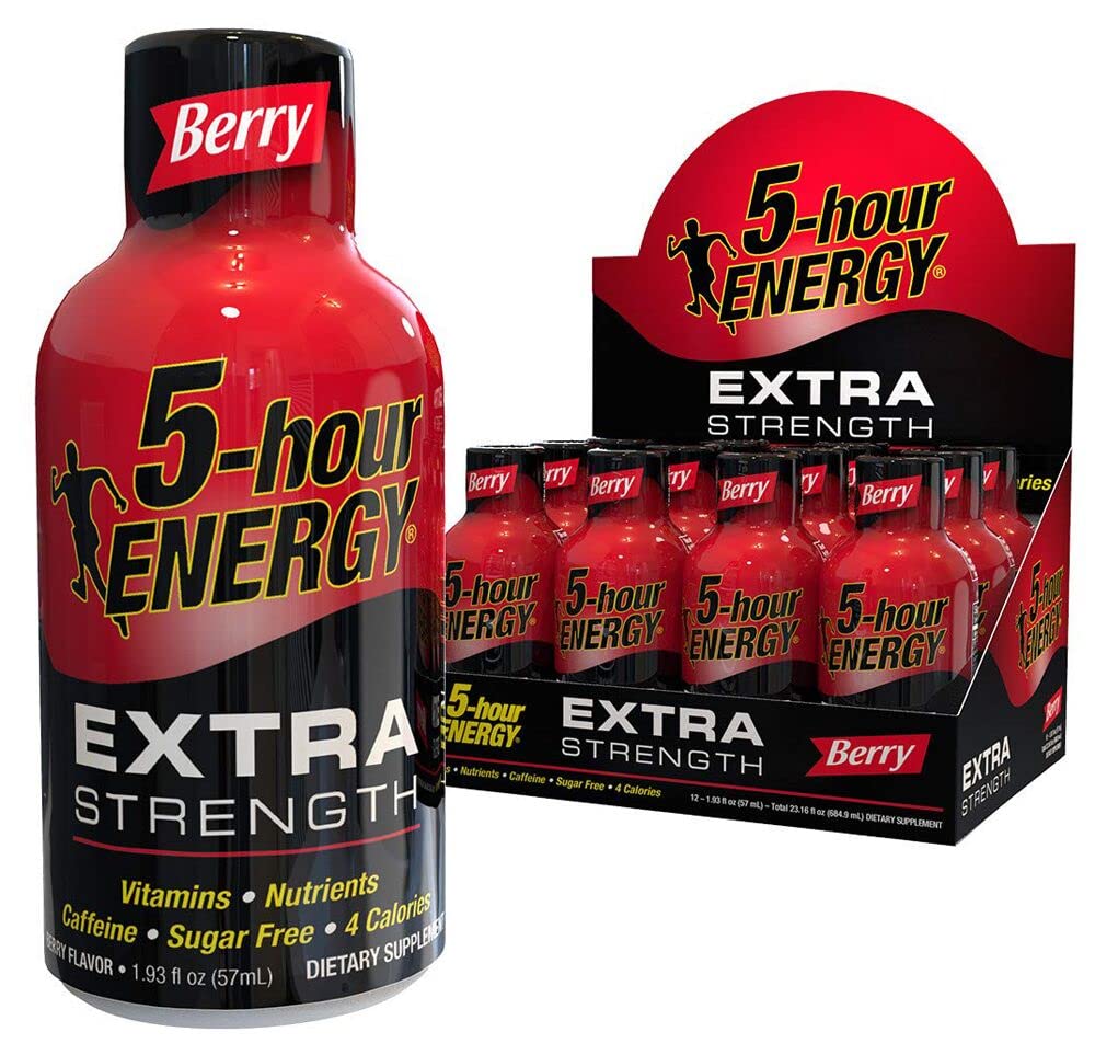 5-hour ENERGY Berry Flavor Extra Strength Shots - 12 Pack