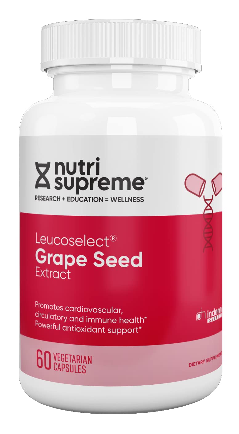 Nutri Supreme Grapeseed Extract Leucoselect - 60 Capsules