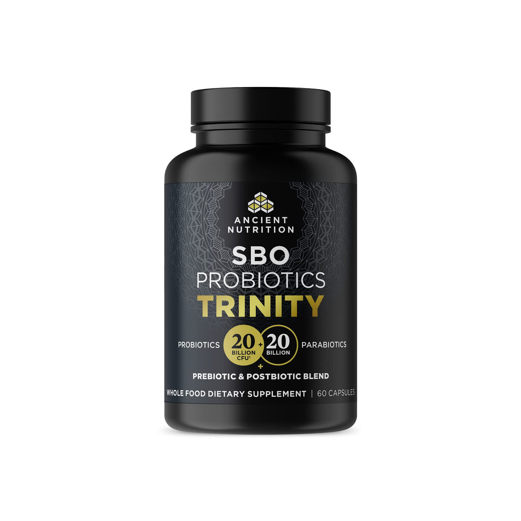 Ancient Nutrition SBO Probiotic Trinity Daily Care - 60 Capsules