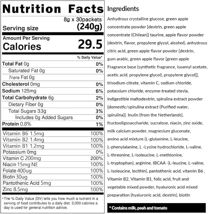 KOSMOS PEOPLE Phycotamin Multivitamin Powder for Energy - 5 Packets - image 5