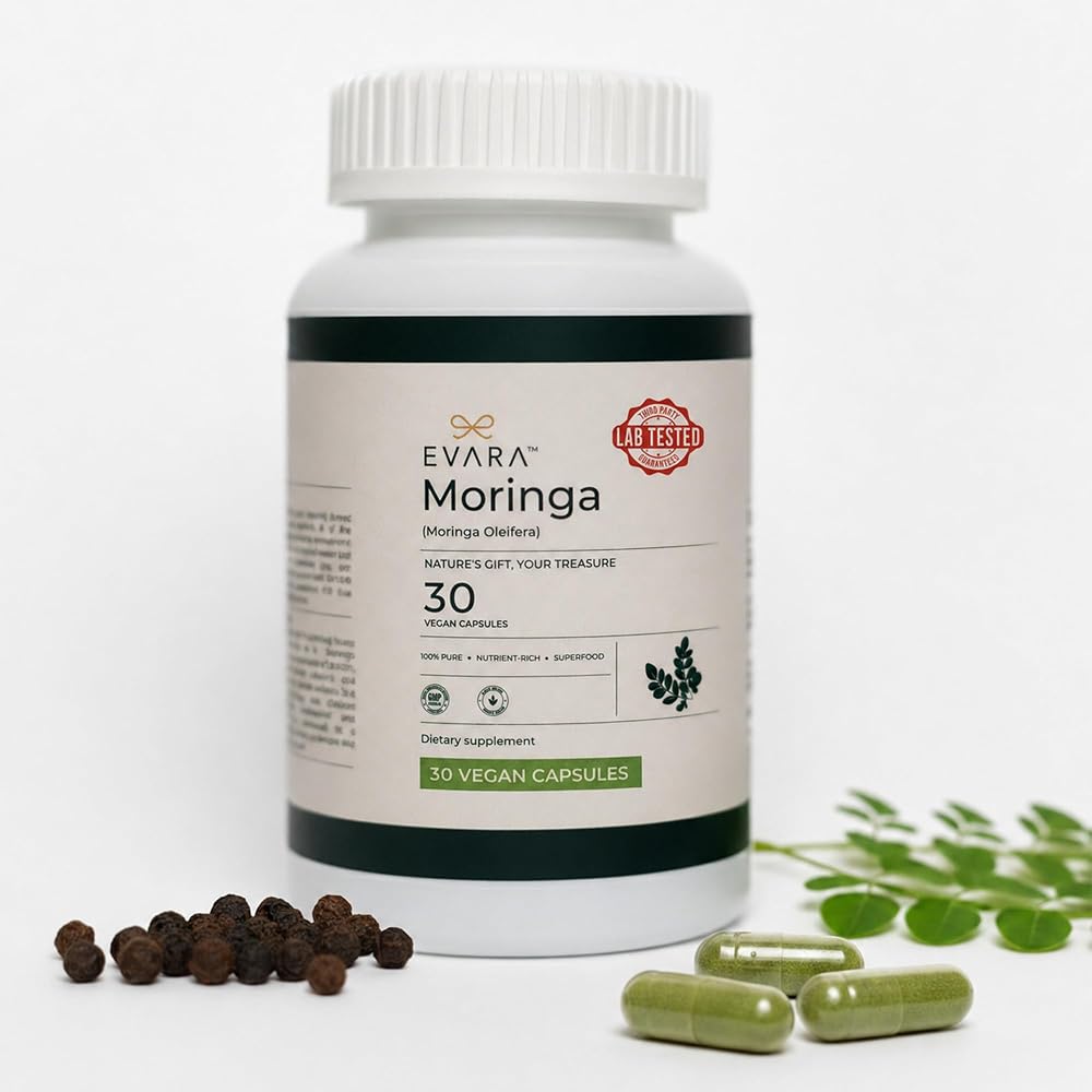 EVARA Moringa 100% Pure, Organic Moringa Leaf