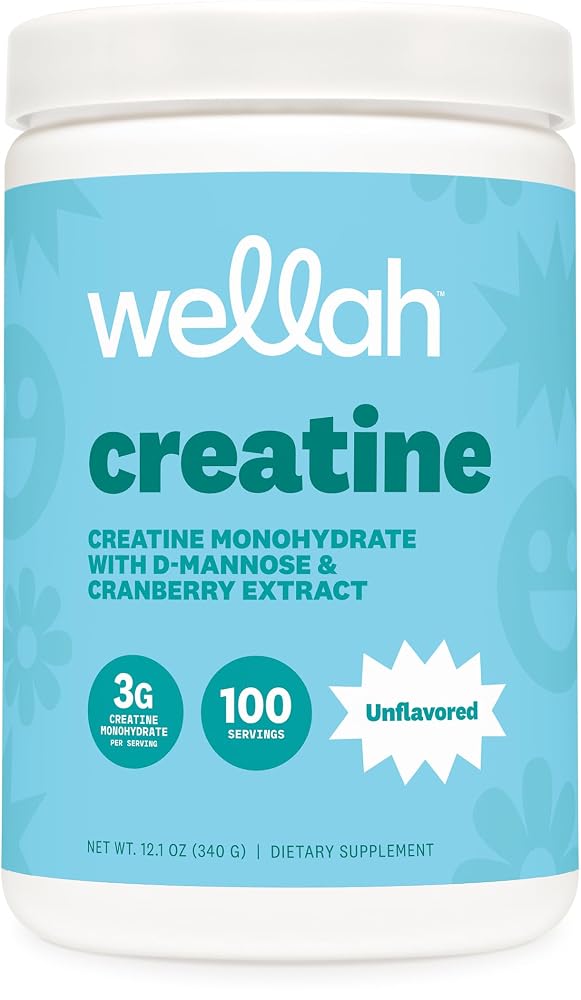 Wellah Creatine for Women - Creatine Monohydrate with Dandelion