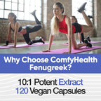 COMFY HEALTH Fenugreek Capsules 2410mg - 120 Capsules - image 2