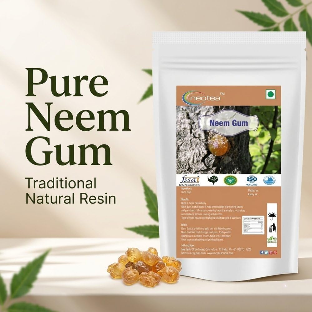 Neotea Dry Neem Gum Natural Herbal Resin - 200g - image 2