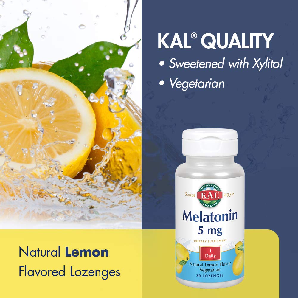 KAL Melatonin 5 mg Tablets Lemon - image 4